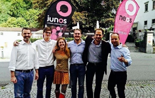 Junos und Neos Teammitglieder